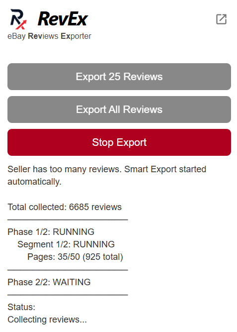 RevEx for eBay preview